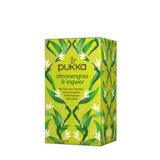 Pukka Bio Zitronengras & Ingwer Tee, 20 B