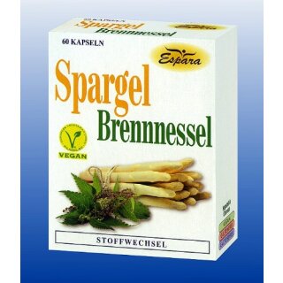 Spargel-Brennessel Kapseln, 60 Stk.
