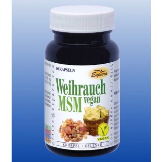 Weihrauch-MSM Kapseln, 60 Stk.
