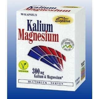 Kalium Magnesium 300mg Kapseln, 90 Stk.