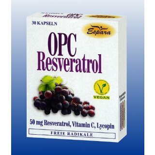 OPC Resveratrol Kapseln, 30 Stk.