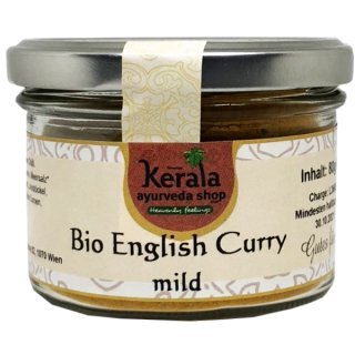 Bio English Curry mild 80g Glas