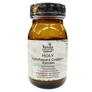 Holy Kanchanara Guggulu 1g, Extrakt  180  Hohes Potenzial Presslinge