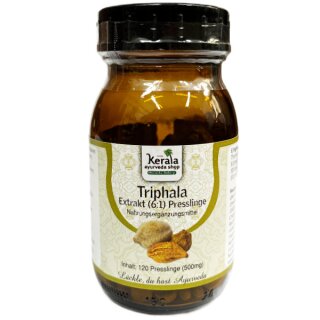 Triphala Extrakt 500 mg 120 presslinge (6:1)