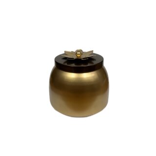 Brass painteci Trinket Box 4 inch